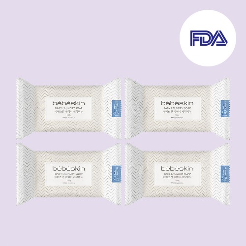 베베스킨 유아세탁비누베이비파우더향180g 4개세트